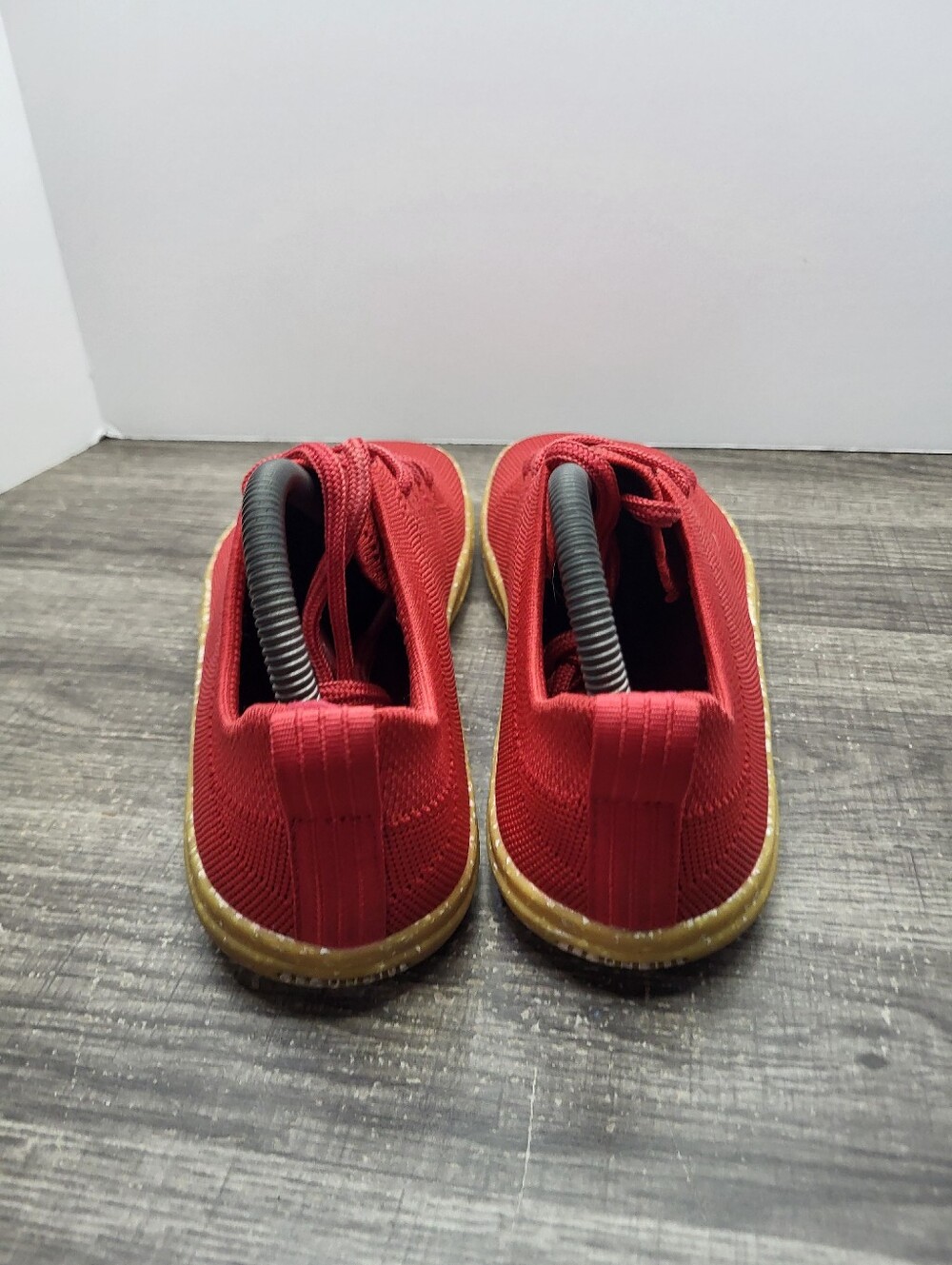 Groundies Active Knit Barefoot Sneaker Active Knit Minimalist Women's Size 9 Red - Picture 5 of 10